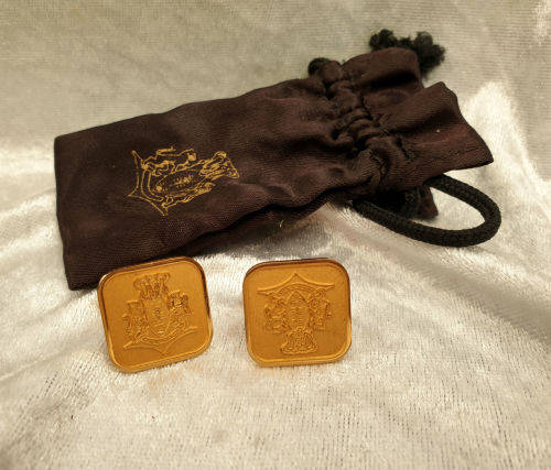 Pair of Vintage Cufflinks in Bag
