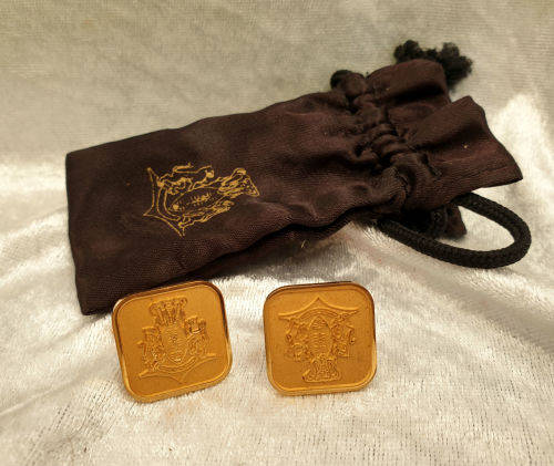 Pair of Vintage Cufflinks in Bag
