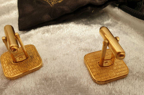 Pair of Vintage Cufflinks in Bag