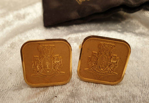 Pair of Vintage Cufflinks in Bag