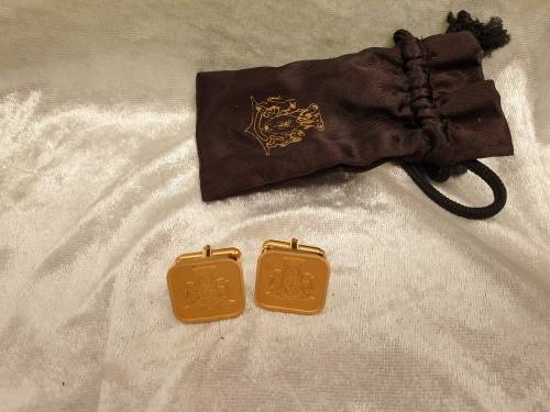 Pair of Vintage Cufflinks in Bag