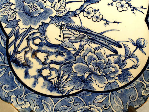 Vintage limited Reproduction of a 16th Century imperial imari Porcelain wallplate  Collector Series