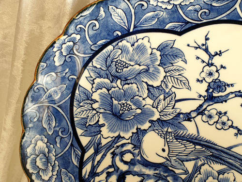 Vintage limited Reproduction of a 16th Century imperial imari Porcelain wallplate  Collector Series