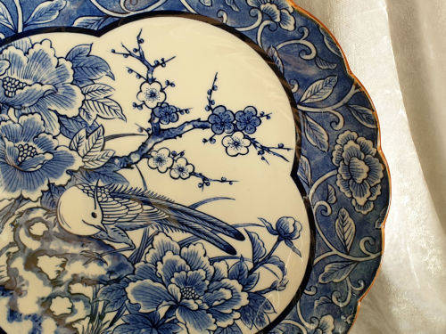 Vintage limited Reproduction of a 16th Century imperial imari Porcelain wallplate  Collector Series