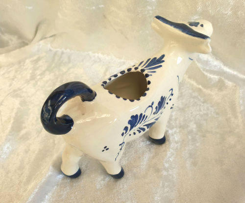 Delfts Blue Cow Creamer 100x170x50mm Hand Painted Holland