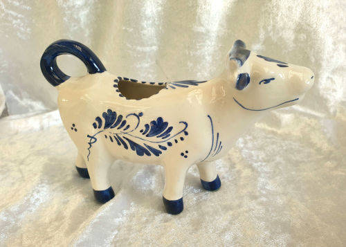 Delfts Blue Cow Creamer 100x170x50mm Hand Painted Holland