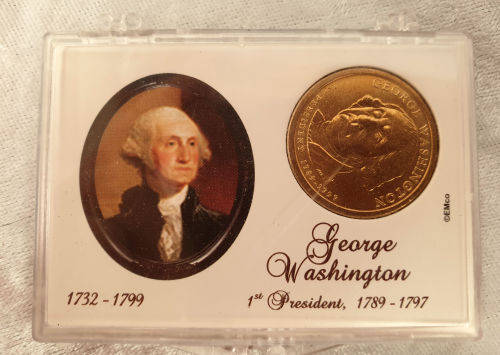Commemorative issue 2007 USA  Presidential Dollar Coin Series -  - George Washington Ist PRESIDENT