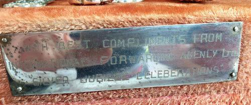 44 pc Antique/ Vintage German Silver (G.Silver) Cutlery set in Cabinet