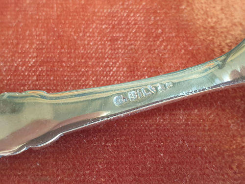 44 pc Antique/ Vintage German Silver (G.Silver) Cutlery set in Cabinet