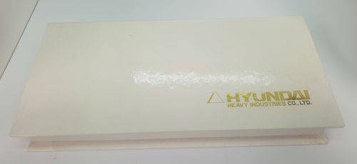 Beautiful Korean 12 Pc Gold Plated Spoons and Cakeforks with Porcelain Handles unused - Boxed