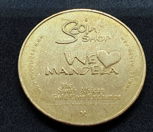 2013 Token - Scoin Shop Nelson Mandela -A LONG WALK TO FREEDOM