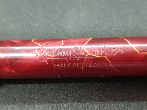Vintage 1950's Conway Stewart 84 Fountain Pen 14kt gold nib is bend ..see photos