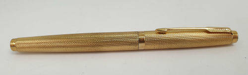 Vintage Parker Fountain Pen with 14k GOLD 585 M Nib made in France - empty ink Cartridge