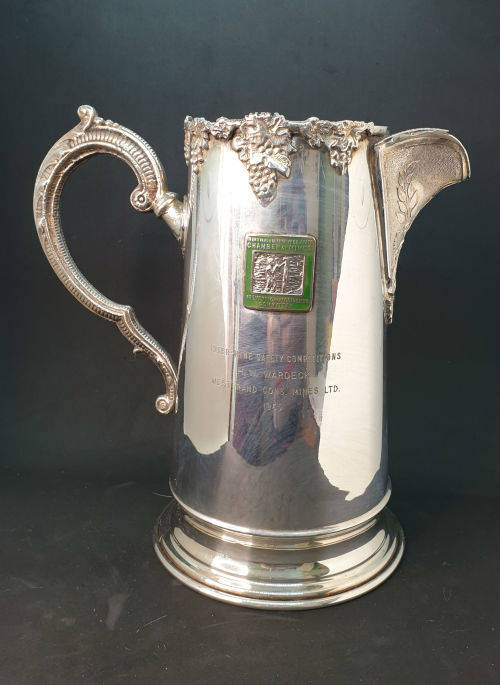Vintage 1965 Chamber of Mines West Rand Inter-Mines safety competition Trophy Jug  232x245x147mm