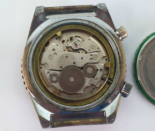 Rare Vintage Swiss Made MuLma watch 21 jewels 5ATM electronically Timed -Working -no strap