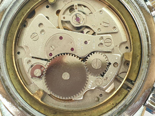 Rare Vintage Swiss Made MuLma watch 21 jewels 5ATM electronically Timed -Working -no strap