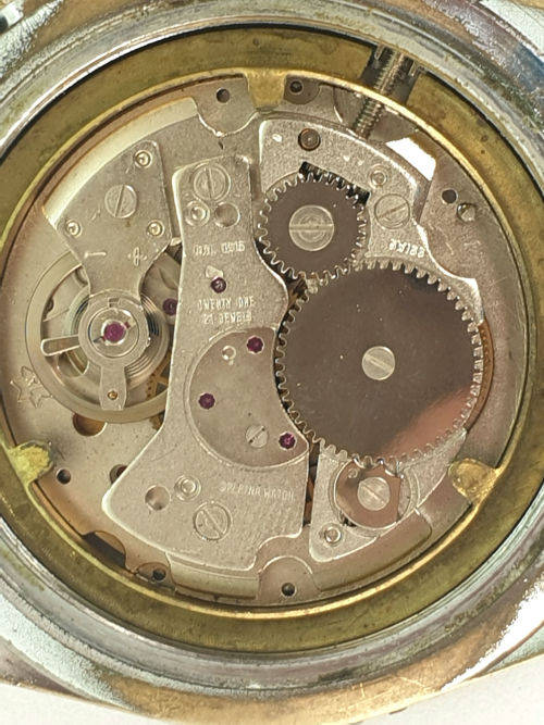 Rare Vintage Swiss Made MuLma watch 21 jewels 5ATM electronically Timed -Working -no strap