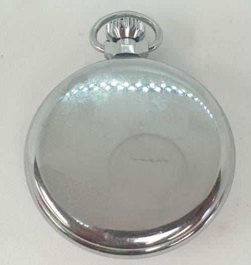 Vintage Smiths Mens Pocket Watch - working - Lens has a crack -Made in England