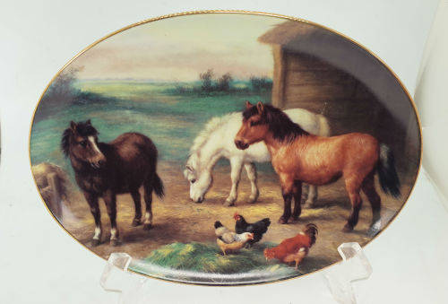 Limited Edition Decorative Plate Davenport Pottery 219x166mm