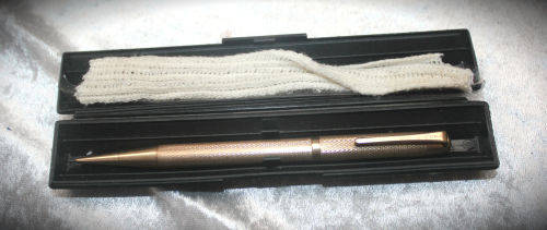 Vintage YARD-O-LED ROLLED GOLD TWIST PENCIL in Original Box