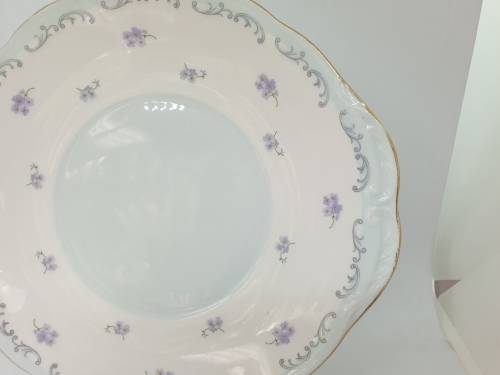 Vintage Queen Anne F 76 E Cake Plate By Ridgeway Potteries England 258x240mm