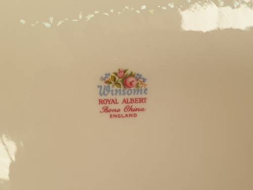 Vintage Royal Albert `Winsome` Bone China Cake Plate