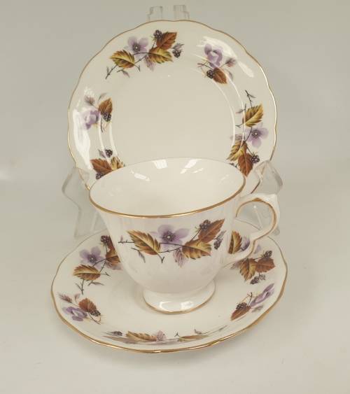 Vintage Queen Anne Bone China Trio- Ridgeway Potteries England - 5 available