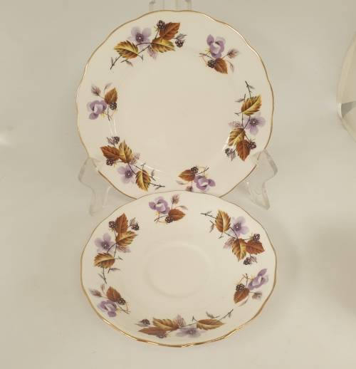 Vintage Queen Anne Bone China Trio- Ridgeway Potteries England - 5 available
