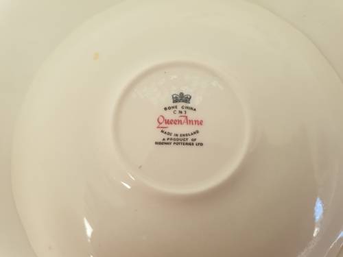 Vintage Queen Anne Bone China Trio- Ridgeway Potteries England - 5 available