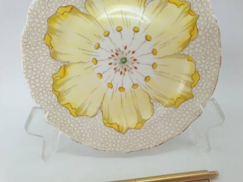 Vintage TUSCAN Fine English Bone China Plate 162mm (Gold Rim Faded)