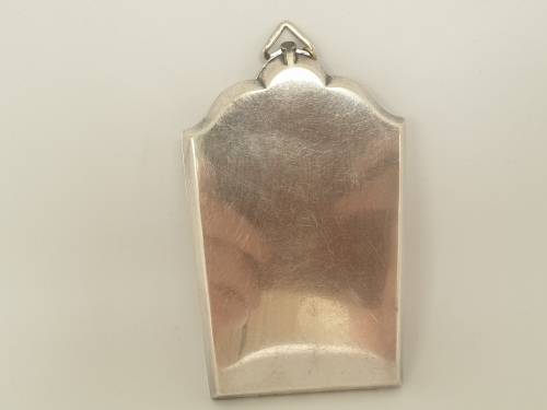 Rare Antique silver plated coin or change purse with Mirror- 2 old coins included