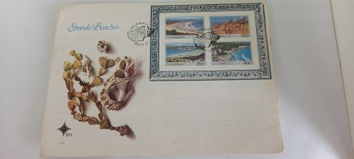 1983 1st Day Cover Strande /Beaches - stamped in Durban 1983-10-12