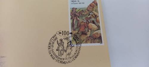 1981-1st day Cover - Anglo Boer war -Amajuba