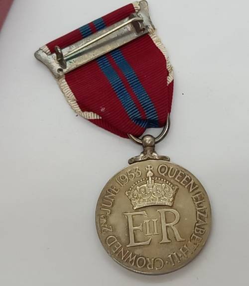 The Queen Elizabeth II-2 June 1953-Coronation Medal -SILVER 29 Gram -Boxed