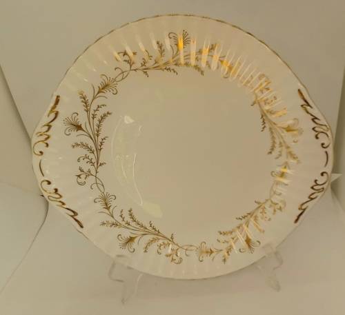 Vintage Paragon Lafayette CAKE PLATE- By appointment  to the Queen- Mint condition