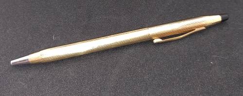 Vintage Cross 1/20 14kt Gold filled Ballpoint Pen   - Need Refill-No Case
