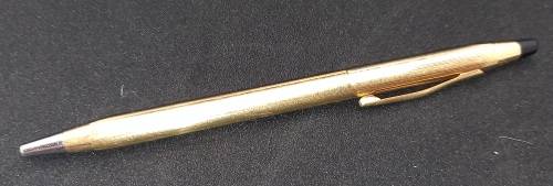 Vintage Cross 1/20 14kt Gold filled Ballpoint Pen   - Need Refill-No Case