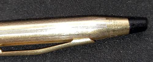 Vintage Cross 1/20 14kt Gold filled Ballpoint Pen   - Need Refill-No Case