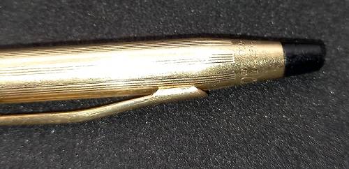 Vintage Cross 1/20 14kt Gold filled Ballpoint Pen   - Need Refill-No Case