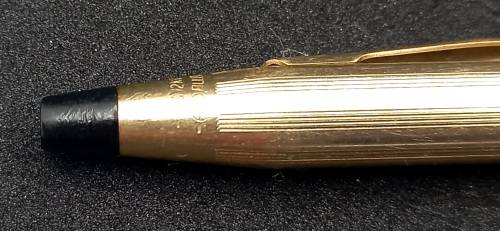 Vintage Cross 1/20 14kt Gold filled Ballpoint Pen   - Need Refill-No Case