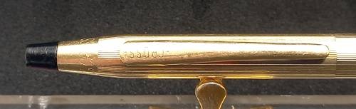 Vintage Cross 1/20 14kt Gold filled Ballpoint Pen   - Need Refill-No Case