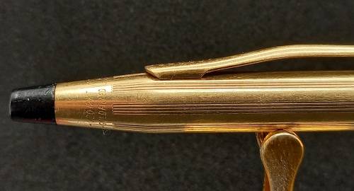 Vintage Cross 1/20 14kt Gold filled Ballpoint Pen   - Need Refill-No Case