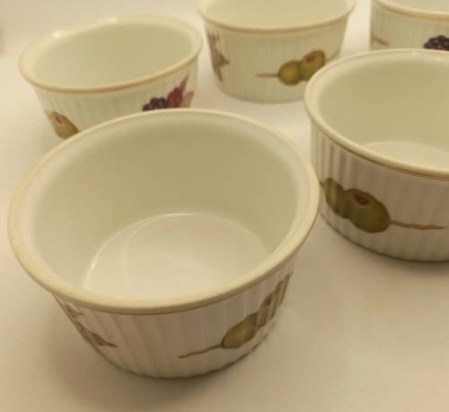 6 Royal Worcester Evesham Flameproof Porcelain Tableware Casserole Dishes - still in Box