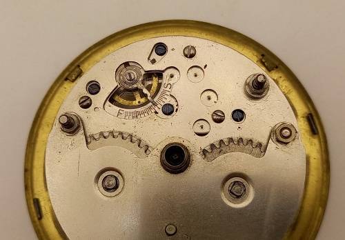 Vintage Ships Wheel Mechanical wind 8 day Clock - working - no lens - Made in the USA -