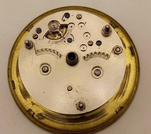 Vintage Ships Wheel Mechanical wind 8 day Clock - working - no lens - Made in the USA -