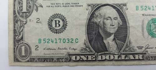 1985 United States 1 Dollar Federal Reserve Note
