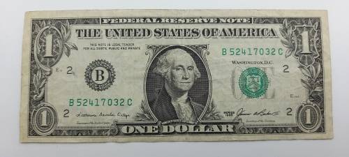 1985 United States 1 Dollar Federal Reserve Note