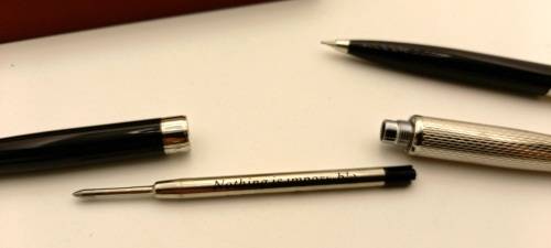 Buren Swiss Made Ball pen and Pencil set Unused still in Box with sleeve-0,5 lead