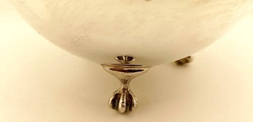 Antique/Vintage silver plated Rose Bowl with grid 115x165mm