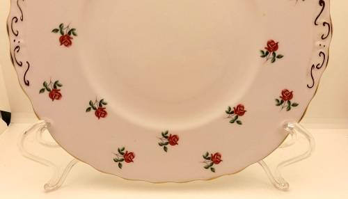 Vintage COLCLOUGH Bone China Cake Plate Made in England  Excellent Condition